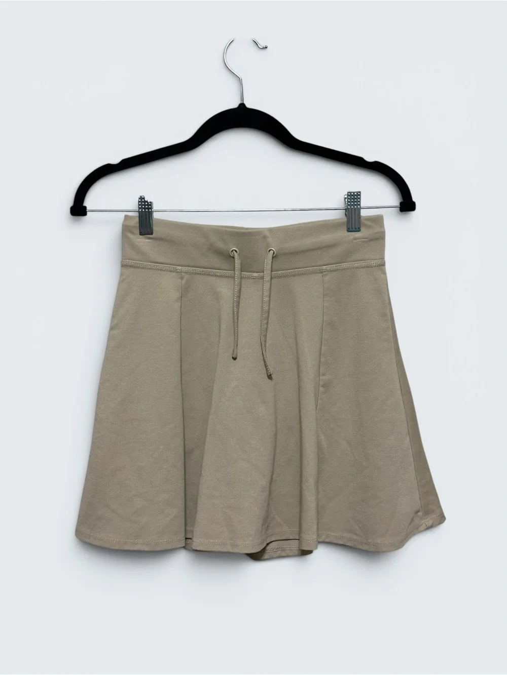 Justice Taupe Circle Skirt with Drawstring Waist